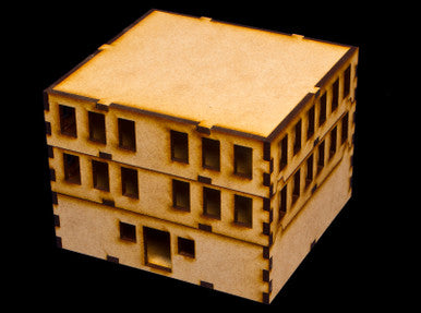 15mm "Stackable" Building, Ground Floor (MDF) - 15MMDF104-1
