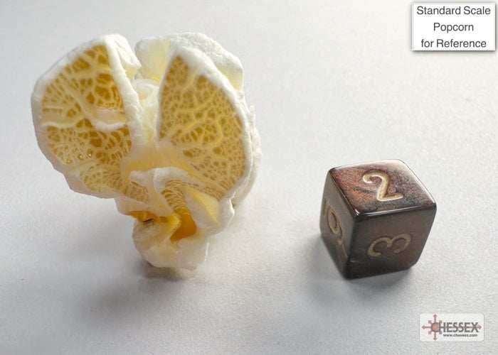 Scarab Blue Blood/gold Mini-Polyhedral 7-Die Set (Mini Poly Release 3) -