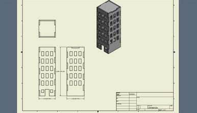 City Building (MDF) - 15MMDF254 -