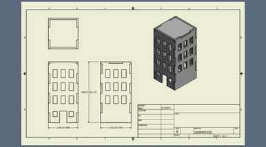 City Building (MDF) - 15MMDF255 -