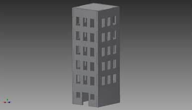City Building (MDF) - 15MMDF264 -