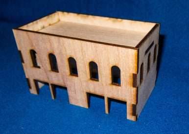 Middle East Two Story Building (MDF) - 15MMDF021 -