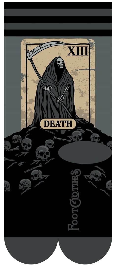 PREORDER Death Tarot Card Crew Socks -