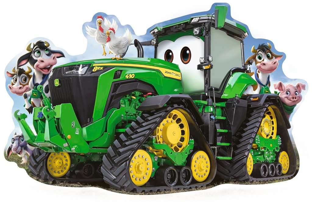 Puzzle: John Deere Tractor Shaped -
