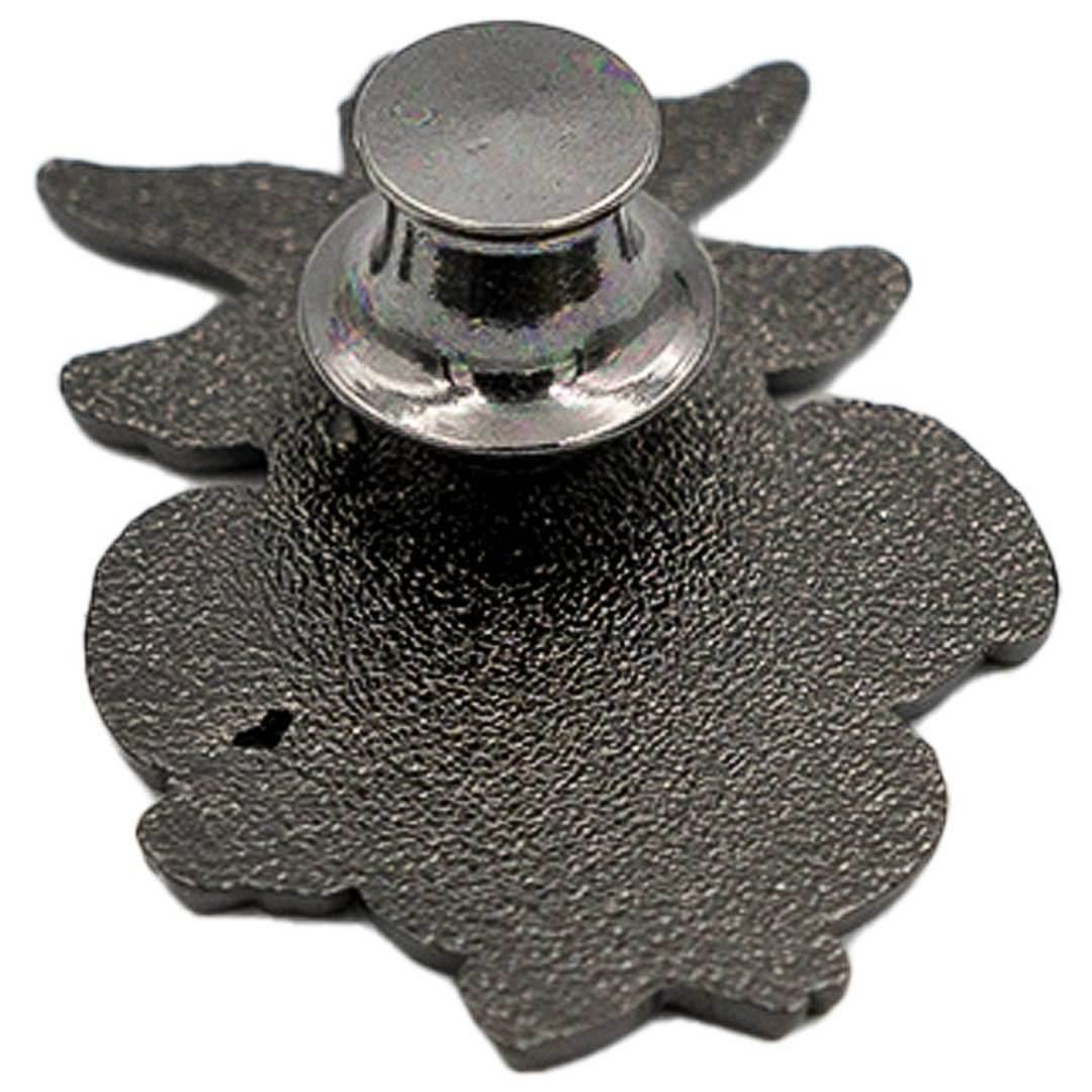 Cute Baphomet Goat Hard Enamel Pin with Glitter -