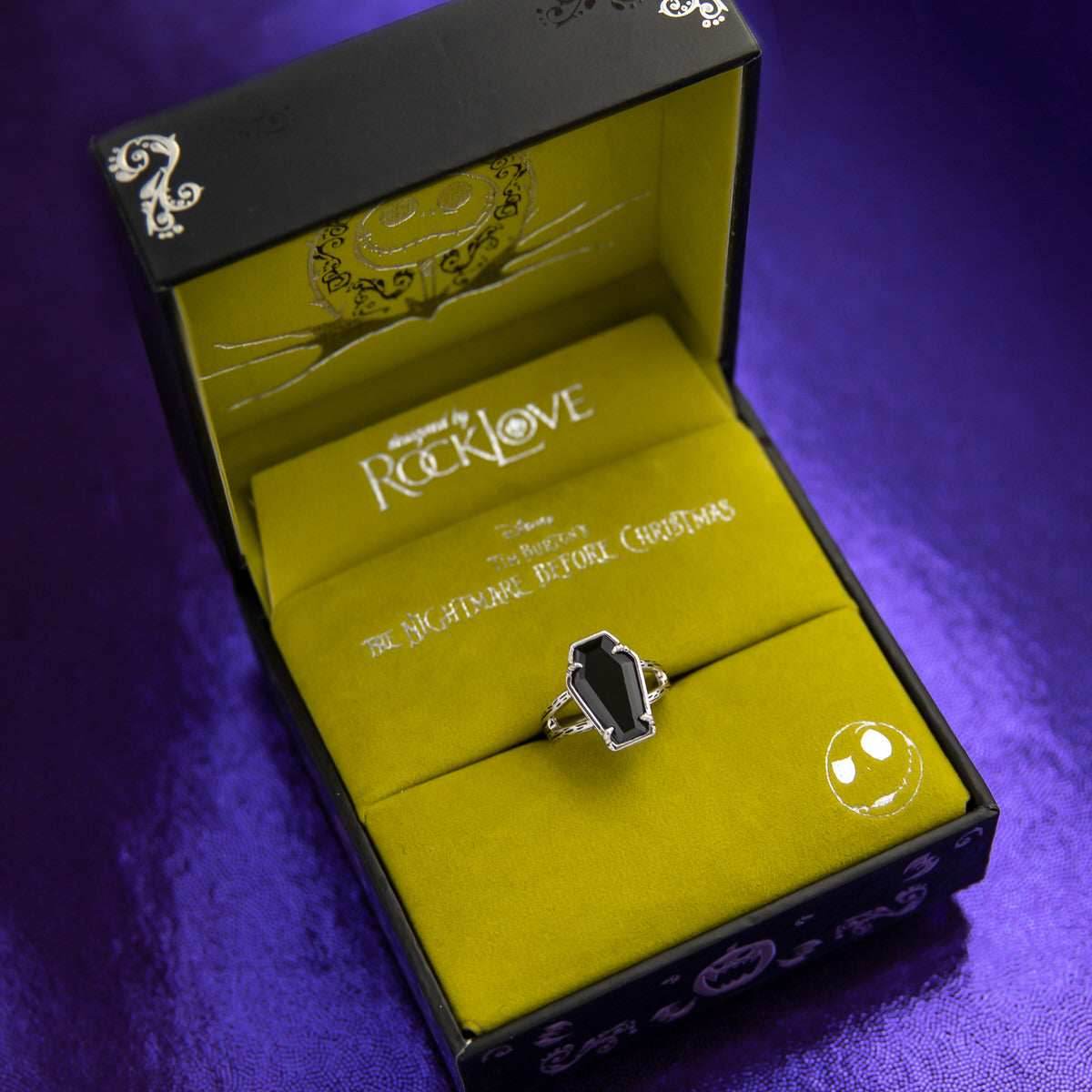 Disney X RockLove THE NIGHTMARE BEFORE CHRISTMAS True Love Never Dies Ring - Size 5