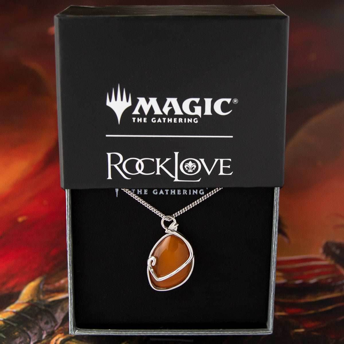 Magic: The Gathering X RockLove Mox Amber Necklace -