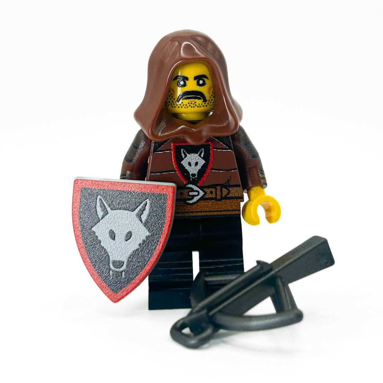 Wolfpack Ranger (Crossbow) - Castle Minifig made using LEGO parts -