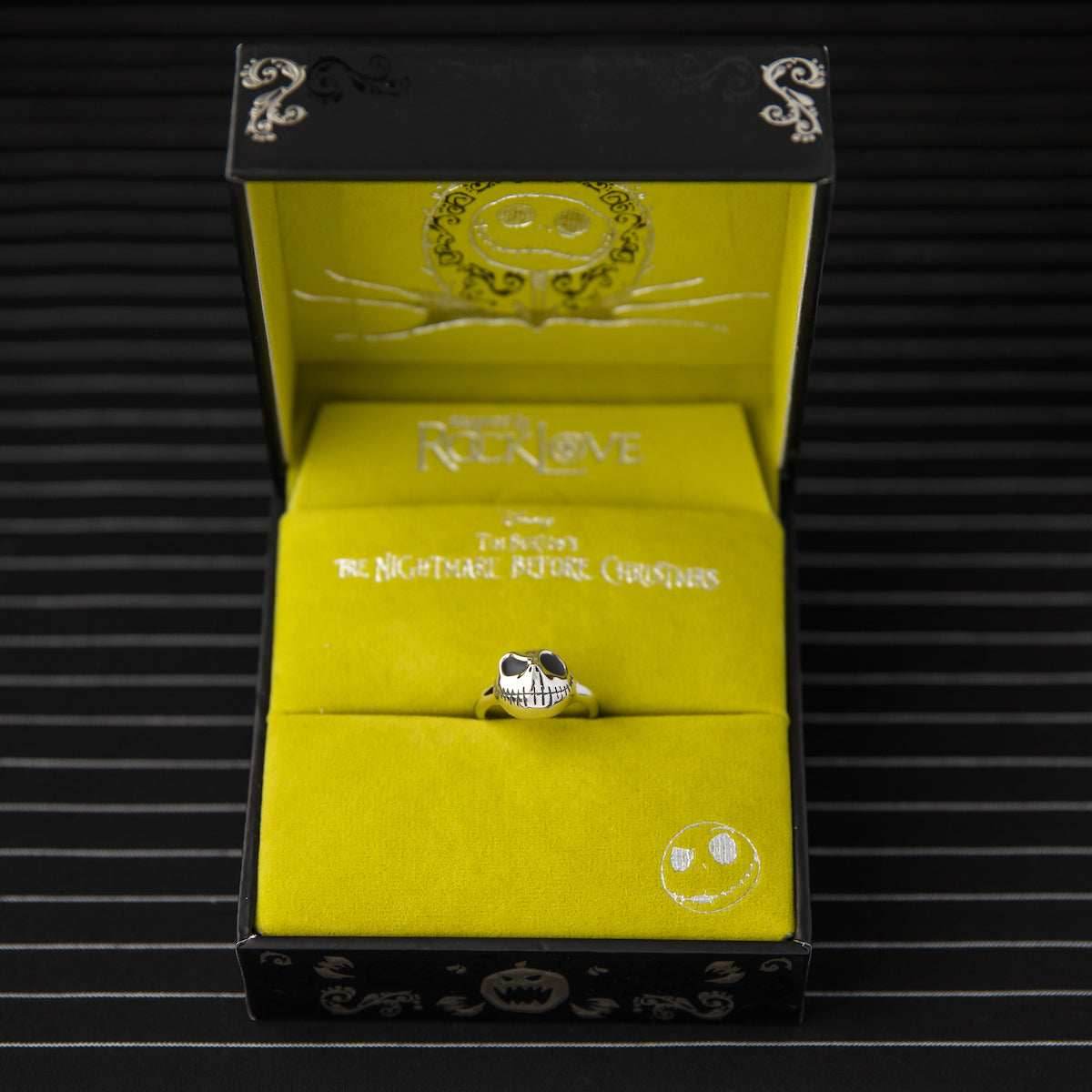 Disney X RockLove THE NIGHTMARE BEFORE CHRISTMAS Jack Skellington Ring - Size 4