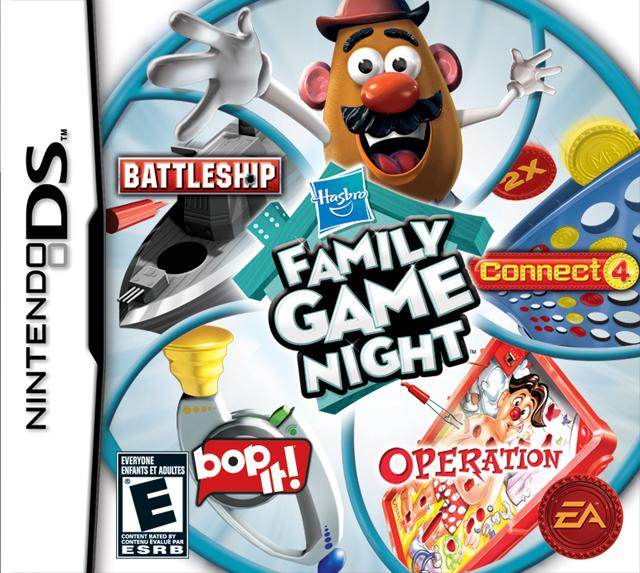 Hasbro Family Game Night (Nintendo DS) - Game Manual Only