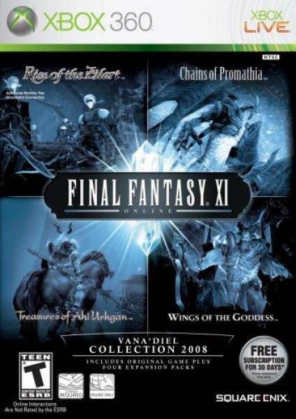 Final Fantasy XI Online: Vana'diel Collection 2008 (Xbox 360) - Game Manual Only
