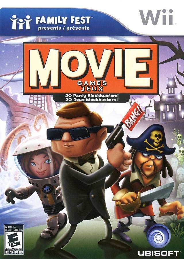 Family Fest Presents Movie Games (Wii) - Game Manual Only