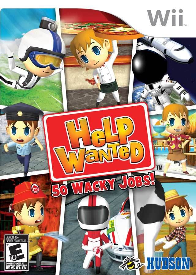 Help Wanted: 50 Wacky Jobs (Wii) - Game Manual Only