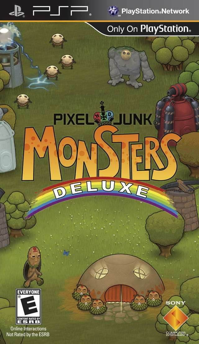 Pixel Junk Monsters Deluxe (PSP) - Game Manual Only