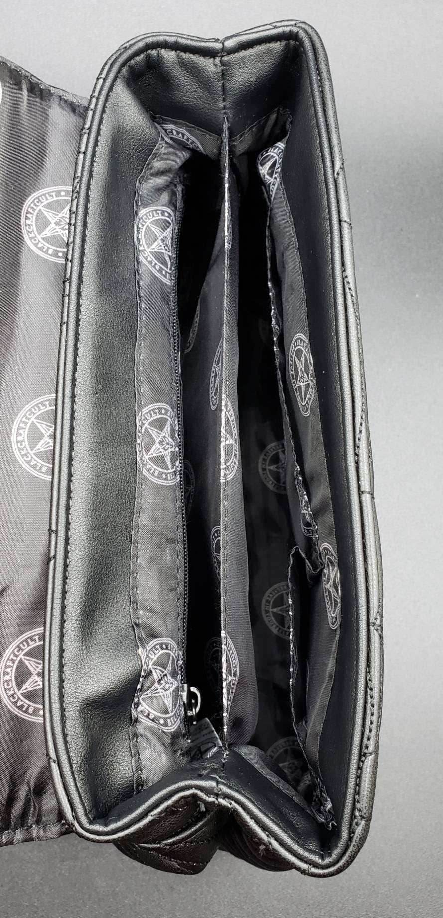 BlackCraft Cult Charlotte Spider Quilt Shoulder Bag -