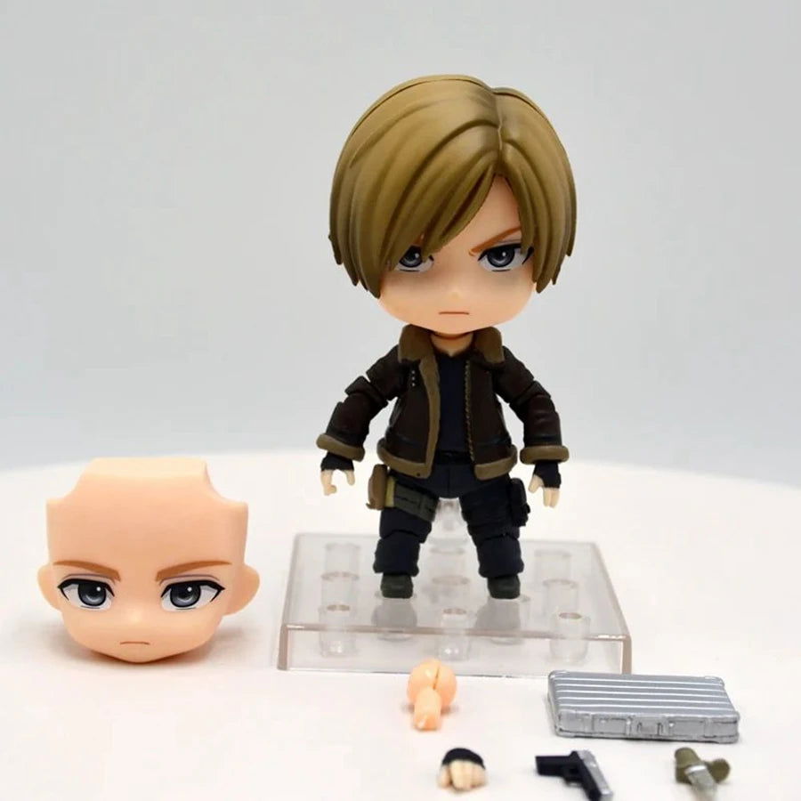 10cm Resident Evil Cute Figure, Kawaii Chibi Leon S. Kennedy Anime Action Figures