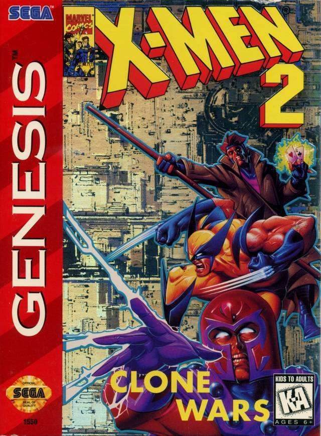 X-Men 2: The Clone Wars (Sega Genesis) - Game Manual Only