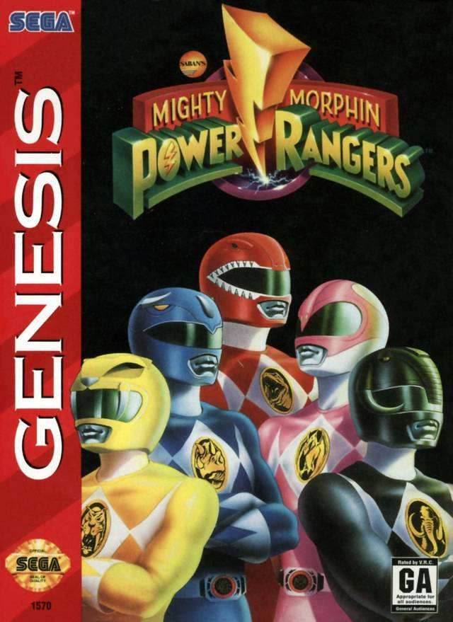Mighty Morphin Power Rangers (Sega Genesis) - Game Manual Only
