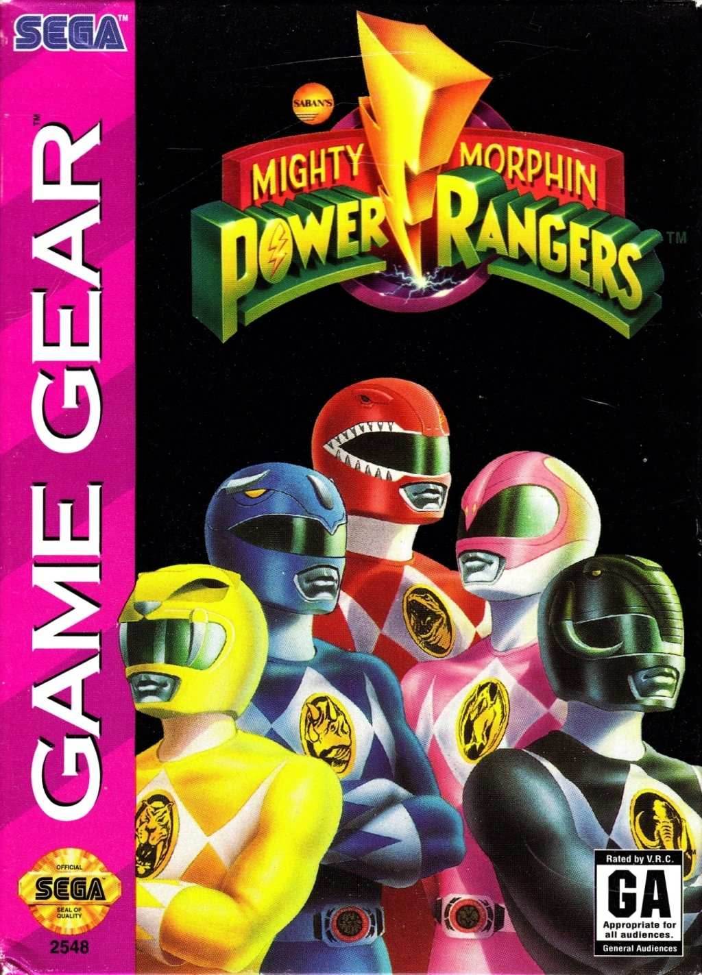 Mighty Morphin Power Rangers (Sega Game Gear) - Game Manual Only