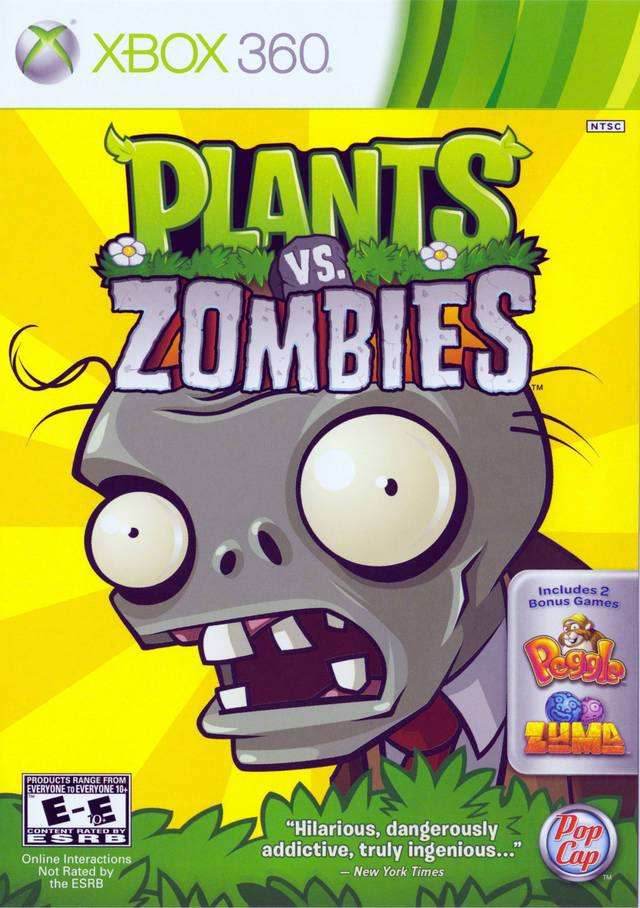 Plants vs. Zombies (Xbox 360) - Game Manual Only