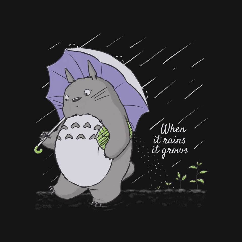 When It Rains - None / Navy / 16x16