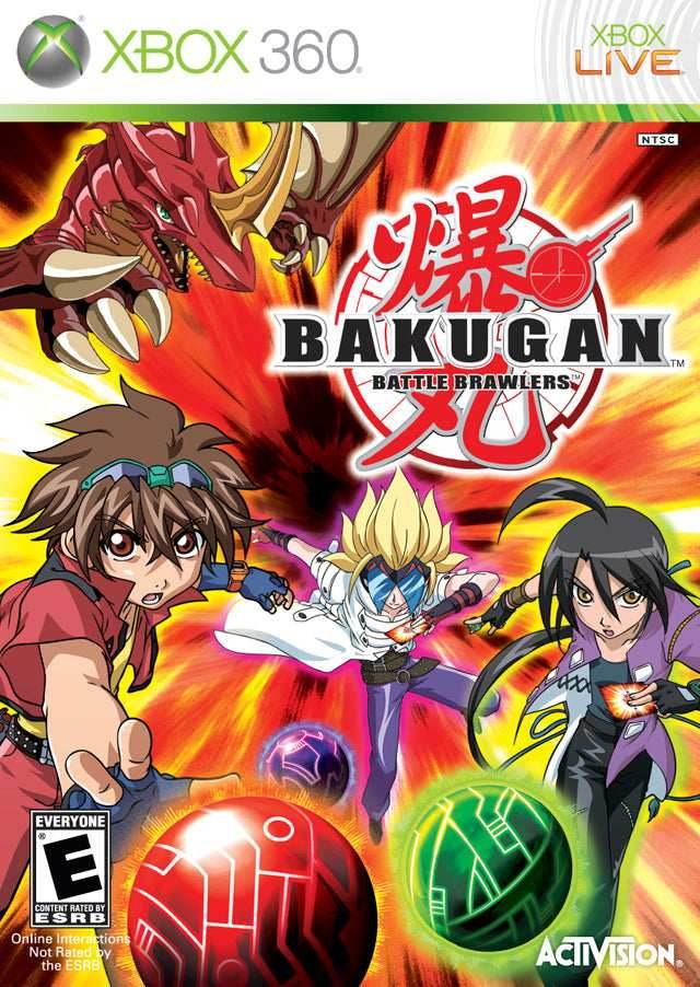 Bakugan Battle Brawlers with DVD (Xbox 360) - Game Manual Only