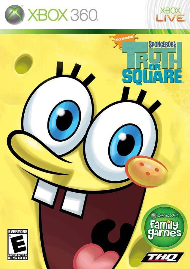 SpongeBob's Truth Or Square (Xbox 360) - Game Manual Only