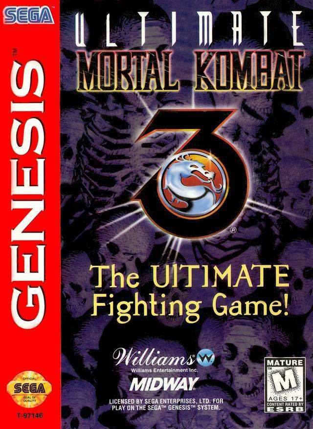 Ultimate Mortal Kombat 3 (Sega Genesis) - Game Manual Only