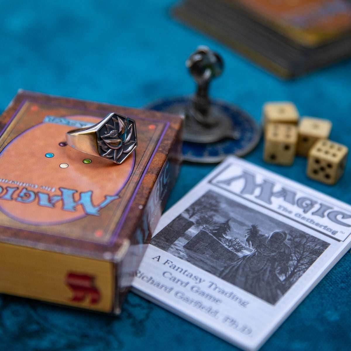 Magic: The Gathering X RockLove Black Lotus Signet Ring - Size 6