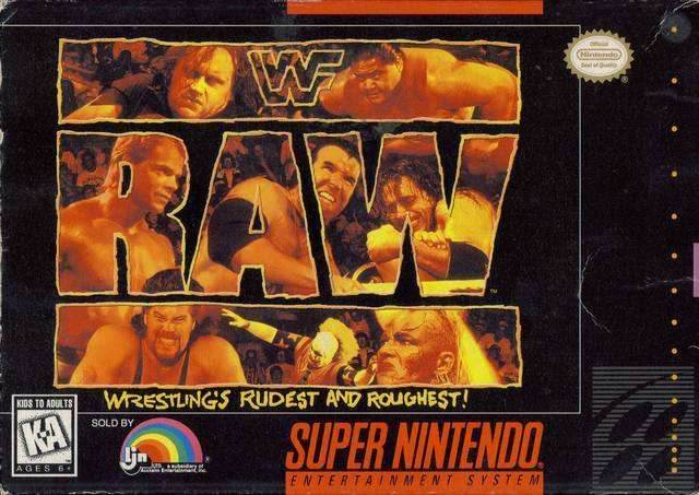 WWF Raw (Super Nintendo) - Game Manual Only