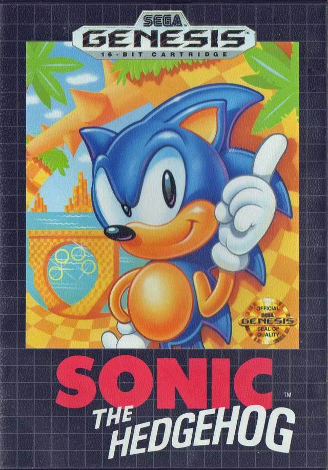 Sonic the Hedgehog (Retail Variant) (Sega Genesis) - Game Manual Only