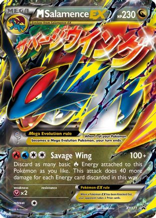M Salamence EX XY171/211 - XY Promos Holofoil