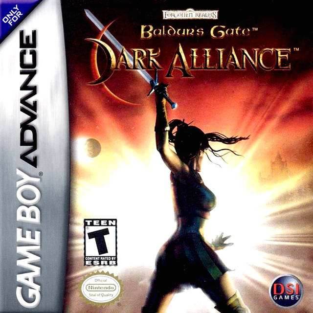 Baldur's Gate Dark Alliance (Gameboy Advance) - Game Manual Only