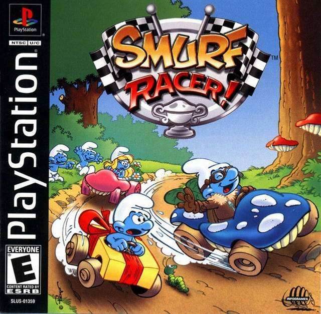 Smurf Racer! (Playstation) - Game Manual Only