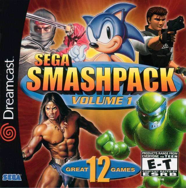 SEGA Smash Pack Volume 1 (Sega Dreamcast) - Game Manual Only