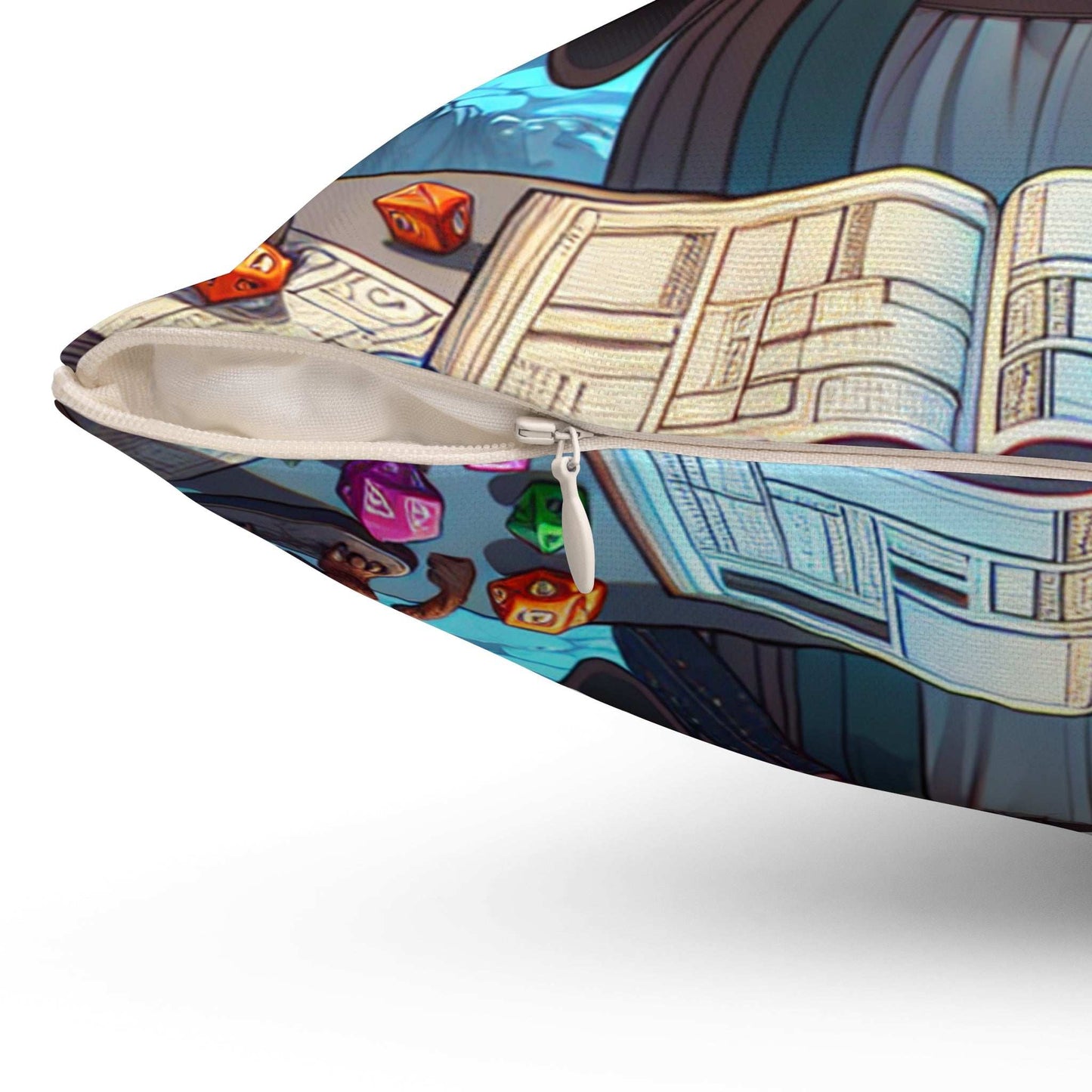 Dungeon Master Spun Polyester Square Pillow -