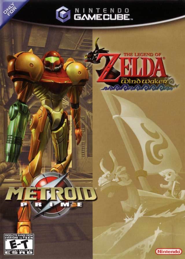 The Legend of Zelda: The Wind Waker / Metroid Prime (Gamecube) - Game Manual Only