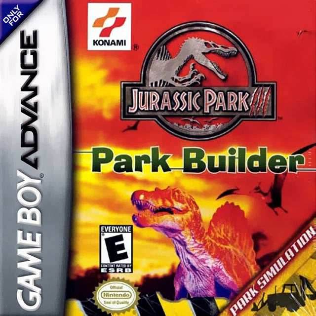 Jurassic Park III Park Builder (Gameboy Advance) - Game Manual Only