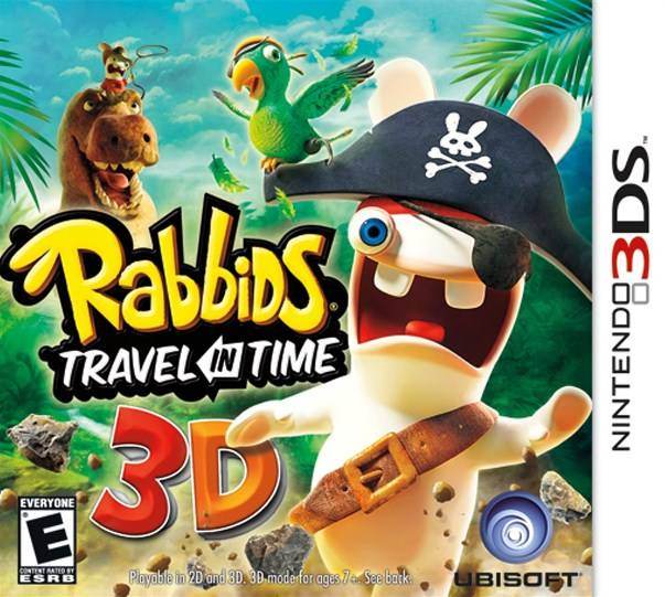 Raving Rabbids: Travel in Time 3D (Nintendo 3DS) - Game Manual Only