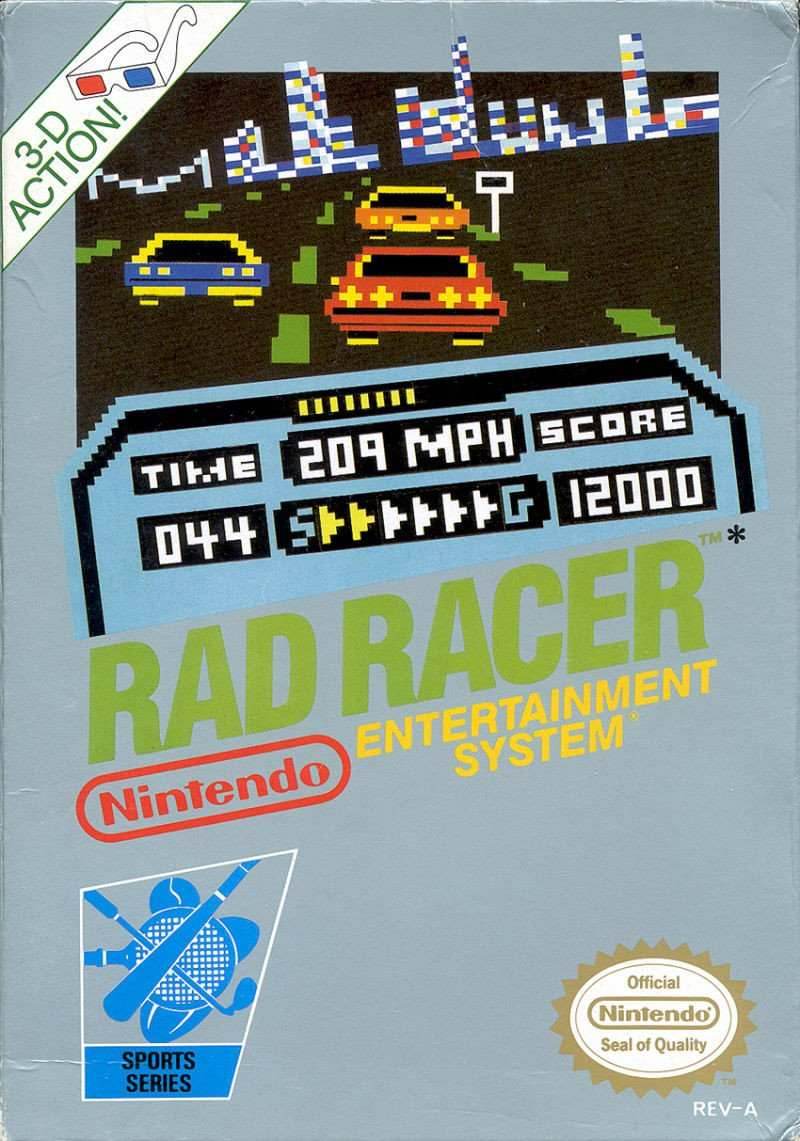 Rad Racer (Nintendo NES) - Game Manual Only