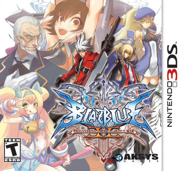 BlazBlue: Continuum Shift II (Nintendo 3DS) - Game Manual Only