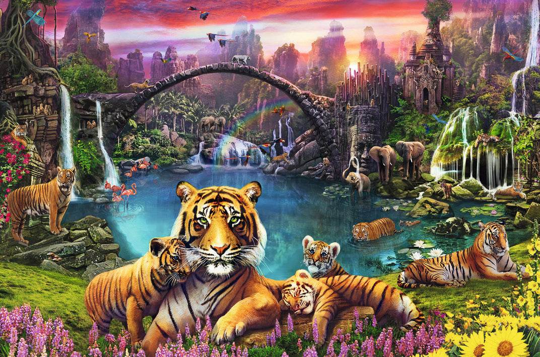 Puzzle: Tigers in Paradise -