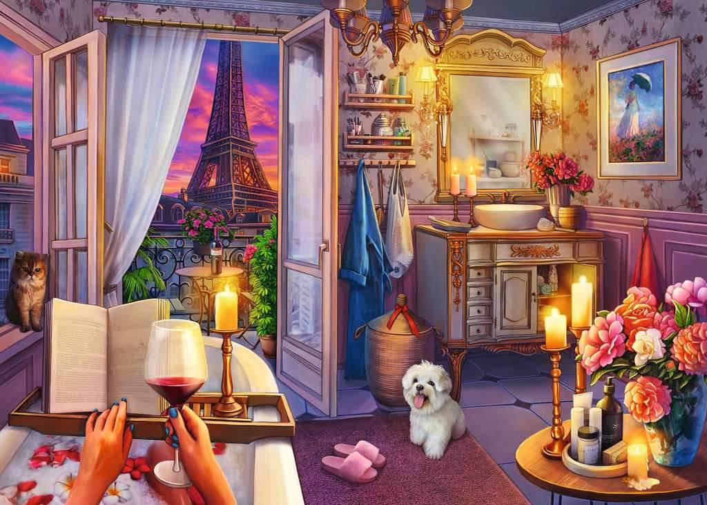 Puzzle: Large Format - Cozy Bathroom -