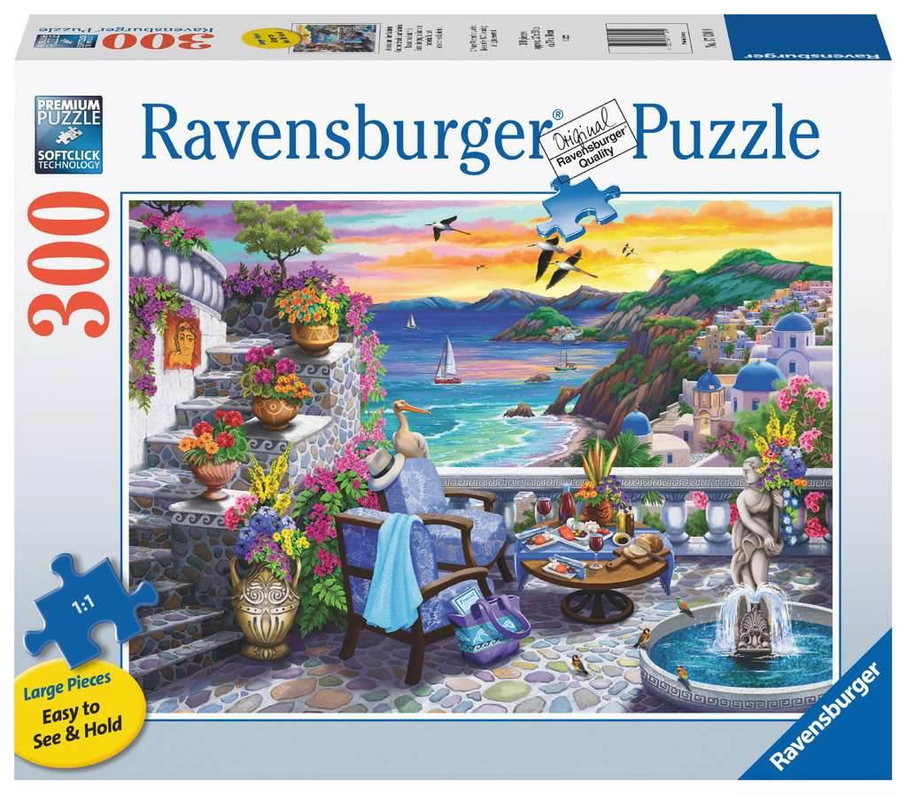 Puzzle: Santorini Sunset -