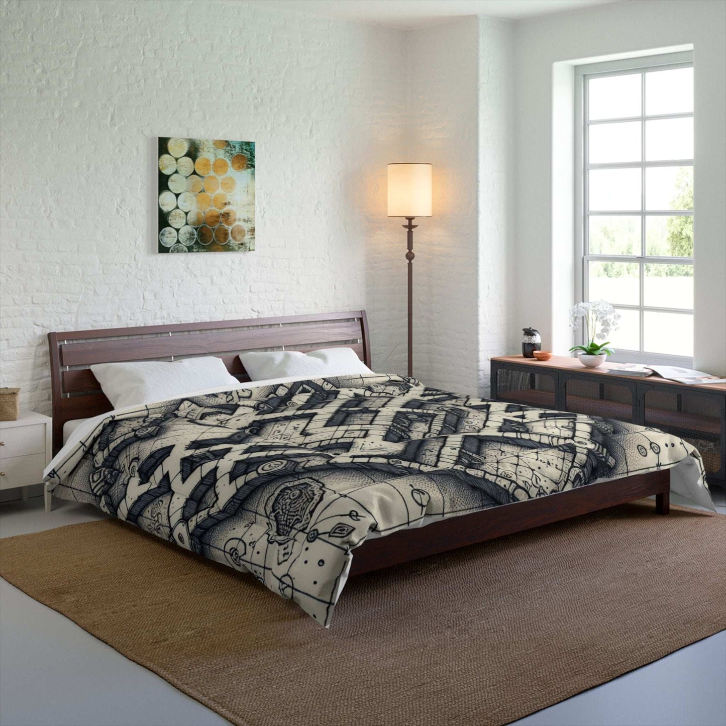 Dungeon map version 2 Comforter -