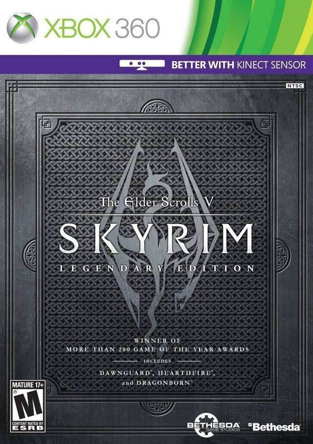 The Elder Scrolls V: Skyrim Legendary Edition (Xbox 360) - Game Manual Only
