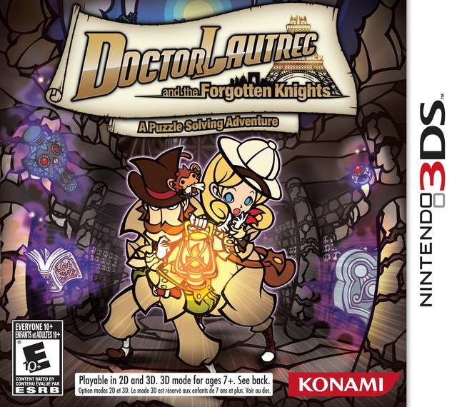 Doctor Lautrec and the Forgotten Knights (Nintendo 3DS) - Game Manual Only
