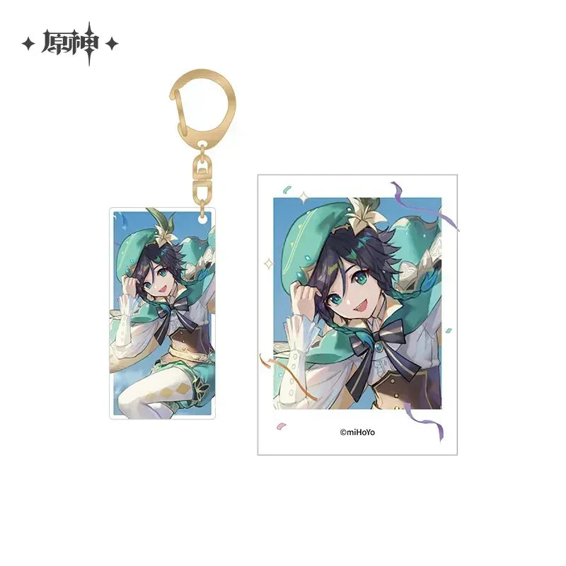 FES 2023 Series Polaroid & Acrylic Keychain Set Genshin Impact
