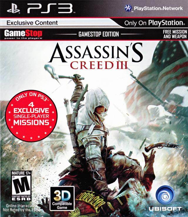 Assassin's Creed III: Gamestop Edition (Playstation 3) - Game Manual Only
