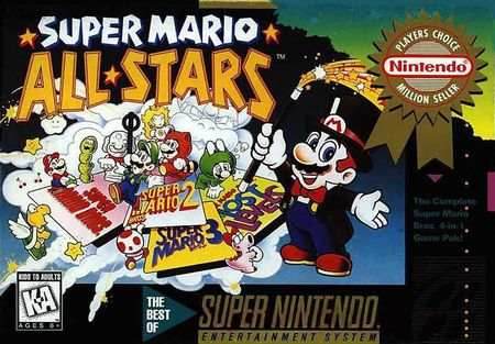 Super Mario All-Stars (Player's Choice) (Super Nintendo) - Game Manual Only